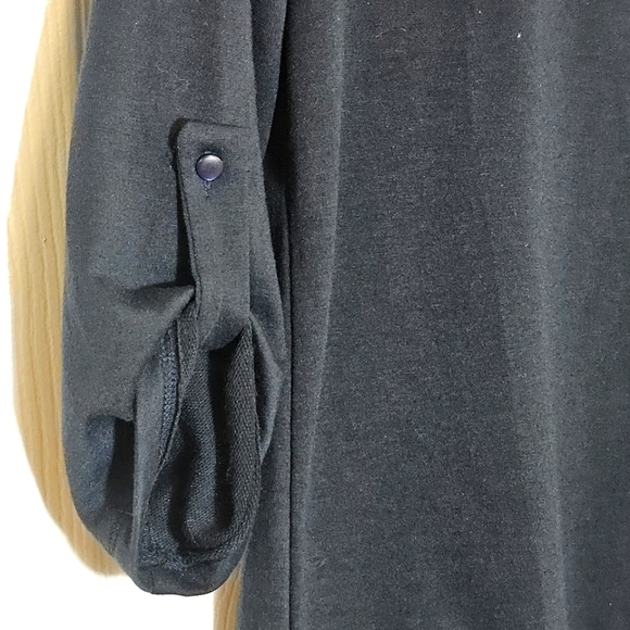 Faith and‎ Joy by Monteau Beaded Lightweight Sweatshirt Small Blue - Picture 3 of 8